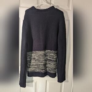 Native Youth Navy color block sweater size large